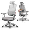 Newtral MAGICH003 Sedia Ufficio Ergonomica Lombare, Sedia Scrivania Poltrona Ergonomica con Braccioli Regolabile, Ergonomic Office Chair Oscillazione a 96-126° (MAGICH003, Grigio)