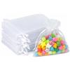 G2PLUS 50PCS Sacchetti Organza,7x9cm Sacchetti Organza Regalo Bianco | Sacchettini Confetti con Coulisse per Matrimonio,Compleanni,Caramella Gioielli e Comunioni