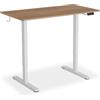 tectake® Scrivania Elettrica Regolabile in Altezza, Struttura a 2 Livelli | 120 x 60 cm x 71 - 116 cm, Funzione Memoria, Sistema Anticollisione, Pannello LCD, Piedini Regolabili, Cavo 200 cm, Rovere