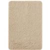 VKZ Tappeto Salotto Moderno 50 x 80 cm, Tappeto Grande Salotto a Pelo Lungo, Morbido e Antiscivolo, Tappeto Salotto Lavabile in Lavatrice, per Camera da Letto e Cameretta,BEIGE