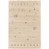 RugVista Gabbeh Giza Tappeto, 140 x 200 cm, Beige | Gabbeh, Rettangolare, Pelo medio, Lavabile solo a secco, Oeko-Tex 100, Soggiorno, Camera da letto
