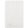 VKZ Tappeto Salotto Moderno 50 x 80 cm, Tappeto Grande Salotto a Pelo Lungo, Morbido e Antiscivolo, Tappeto Salotto Lavabile in Lavatrice, per Camera da Letto e Cameretta,BIANCO