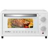 WOLTU Fornetto Elettrico 10L, Forno per Pizza Elettrico, Griglia e Pinza | Mini Forno con Teglia, Temperatura tra 100-230oC, Timer 0-60 min, 800W