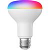 ledscom.de Lampadina LED RGB E27, R80, bianco caldo - bianco freddo (2700-6300 K), 9,9 W, 950lm, Smart Home, WLAN, Alexa, opaca
