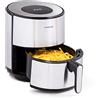 Klarstein Friggitrice ad Aria, Air Fryer 1500W, Friggitrice ad Aria Calda, Forno ad con Pannello Touch, Elettrica 8 Programmi, Temperatura Regolabile, Timer, 4.3L