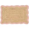 RugVista Sway Zerbino, 60 x 90 cm, Beige/Rosa | Moderni, Rettangolare, Pelo corto, Lavabile solo a secco, Corridoio