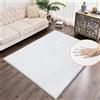 ORINOVA Tappeto Salotto Bianco 150x240 cm Morbido Camera da Letto Grande Tappeto Lavabile Moderno Rettangolare