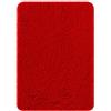 VKZ Tappeto Salotto Moderno 50 x 80 cm, Tappeto Grande Salotto a Pelo Lungo, Morbido e Antiscivolo, Tappeto Salotto Lavabile in Lavatrice, per Camera da Letto e Cameretta,ROSSO