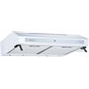 Klarstein Purista Force - Cappa Aspirante da Incasso, 60cm, 400 m³/ora, Doppio Motore, Touch LED, Efficienza Energetica C, Modalità di Scarico/Ricircolo, Illuminazione LED, Bianco