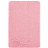 VKZ Tappeto Salotto Moderno 50 x 80 cm, Tappeto Grande Salotto a Pelo Lungo, Morbido e Antiscivolo, Tappeto Salotto Lavabile in Lavatrice, per Camera da Letto e Cameretta,ROSA