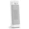 HOMCOM Stufa Elettrica Ceramica 2000W Termoventilatore 4 Modalità Bianco | Riscaldamento Regolabile, Oscillazione a 55°, Protezione da Surriscaldamento e Ribaltamento, per Casa e Ufficio