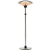 Outsunny Fungo Riscaldante da Esterno con 3 Temperature 3000W Argento | Stufa a Infrarossi, Altezza Regolabile, Acciaio e Alluminio