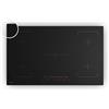 Klarstein Velaire Piano Induzione 90cm - 5 Zone con Boost 7200W, Touch Slider, Timer, Blocco Bambini & Calore Residuo, Vetro Nero, Piastra Induzione da Incasso, Design Minimalista