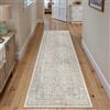 HUGEAR Tappeto Corridoio 60x240cm Talpa Passatoia Lungo | Lavabile in Lavatrice,Pelo Corto,Antiscivolo,Cucina,Camera da Letto,Scendiletto,Cameretta,Ufficio,Vintage