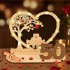 ARTREE Regalo in denaro per matrimonio, 50 anni di matrimonio, regalo per | Regalo per nozze d'oro con catena luminosa a LED, idea regalo romantica per il 50° Decorazione per anniversario di matrimonio
