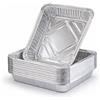 TK Gruppe Timo Klingler - Set di 20 vassoi di scarico in alluminio usa e getta per grigliare - Circa 14 x 19 cm - Vassoio raccogligrasso per barbecue a gas (20 x 900 ml (195 x 152 x 55 mm)