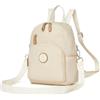 Miss Lulu Borsa Zaino Donna Leggero, Zainetto Antifurto Impermeabile 8 Tasche, Zaini Casual Tracolla Regolabile a Singola/Doppia Spalla, per Viaggio, Scuola, Lavoro, Shopping e Università