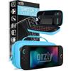 Orzly Custodia per Nintendo Switch 2, custodia protettiva da viaggio con pad per lo schermo, schede di gioco e slot MicroSD con tasche per gli accessori della console