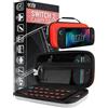 Orzly Custodia per Nintendo Switch 2, custodia protettiva da viaggio con pad per lo schermo, schede di gioco e slot MicroSD con tasche per gli accessori della console