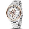 OFFCUP Orologio Uomo Orologio Analogico al Quarzo Orologi da Uomo Cronografo Orologi da Polso Casual Sportivo Moda Classico Elegante Con Cinturino in Acciaio Con Data