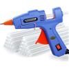 MAXDONE Pistola Colla a Caldo Colla a Caldo - 20W Mini Pistola a Caldo | Professionale Pistole a Colla Cald con 30 Pezzi 7mm*130mm Colla Stick di Colla