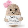 Aolso Mini Giocattoli di Patate,Bambola di Patate Divertente, Miss Bambola di Lana di Patate, Maglieria Potato, Ufficio Decorazione, Peluche Bambola per Regali di Compleanno