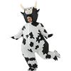 JASHKE Costume Gonfiabile Vestito Mucca Gonfiabile Costume Carnevale Gonfiabile Costumi Gonfiabili Adulti