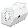 Pigipigi Kids Macchina Bolle di Sapone, Spara Bolle di Sapone Automatico, 18000+ Bolle al Minuto, 2 Velocità, Giochi da Esterno per Bambini, Gadget Compleanno Bambin Matrimonio (Bianco A)
