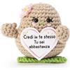 ALBISS Mini Peluche Patata Pollice Alzato, Portafortuna Regalo Originale | Gadget Scrivania e Accessorio Casa, Idea Regalo Originale per Compleanni, Ringraziamenti, Famiglia, Amici e Colleghi