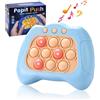 Jastown Gioco Quick Push Bubbles Per Bambini, Pop It Game, Poppit Elettronico,Giocattoli Sensoriali Fidget Toys, Giocattolo Antistress, Pop Fidget Game Giocattoli Per Ragazzi, Ragazze (azzurro)