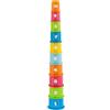 Chicco Gioco Tazze Impilabili, Gioco Forme e Incastri, 10 Tazze Con Dimensioni e Colori Diversi da Impilare, Con Numeri Da Ordinare, Sviluppa La Capacità di Associazione Logica, 9-36M