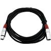 Omnitronic 3022050R XLR Colleging Cavo [1x XLR Plug 3 Poly-1x XLR Socket 3 Poly]