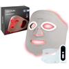 Cecotec Maschera Viso LED per Fototerapia FaceCare LÜM Ice con i 9 Colori. | Dotata di 448 Punti Luce, Autonomia 210 Minuti e IceTech. Rivitalizza la tua Pelle per Viso Sempre Più Luminoso, Giovane Sano