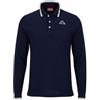 Kappa Polo Uomo Manica Lunga in Cotone Piquet 100% Cotone - 200 gr.
