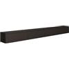 Selsey Mobile Porta TV Sospeso Nero 300 cm Design Moderno con Struttura Sospesa 4 Vani Ampi Pannelli di Truciolato 16 mm Portata Massima 8 kg per Ripiano Elegante per Soggiorno Moderno