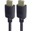 PremiumCord Cavo M/M Certificato HDMI 2.0B Ad Alta velocità 4K, 18 Gbps con Ethernet, Compatibile Video 4K@60Hz, Deep Color, 3D, Arc, HDR, Dolby TrueHD, Connettori Placcati Oro, Nero, 0,5 m