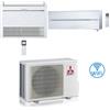 Mitsubishi Climatizzatore Condizionatore Mitsubishi R32 Dual Split Inverter Kirigamine Style Wifi più Console 9000 + 12000 BTU con U.E. MXZ-2F53VF Classe A+++/A++