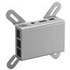 Takachi Electric Custodia in alluminio compatibile con VESA per Raspberry Pi, argento