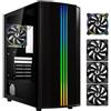 BitFenix PC case without power supply - BITFENIX Saber Mesh (Black) - Mid-tower - ATX format