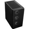 BitFenix Case PC BitFenix Muses, Midi Tower, USB 3.0, audio HD, nero, ATX, Micro ATX, Mini-ITX, 4 ventole FRGB, frontale in rete