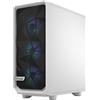 Fractal Design Case PC FRACTAL DESIGN Meshify 2 Compact RGB White TG Clear Tint, ATX, compatto