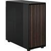 Fractal Design Case per PC, Fractal Design North XL, Charcoal Black, E-ATX, FD-C-NOR1X-01, design in legno e lega, 3 ventole PWM da 140 mm