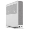 Fractal Design Case mini-tower, Fractal Design Ridge White mITX, scheda riser PCIe 4.0, ventola PWM da 140 mm, 35,5 x 37,5 x 9,46 cm
