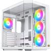 XIGMATEK CUBI II Arctic Case without Power Supply - Cube - E-ATX Format - White