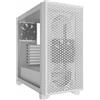 Corsair Case PC Corsair 3000D Airflow, ATX Midi-Tower, 2x ventole SP120 Elite, bianco, (CC-9011252-WW)