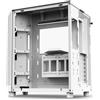 NZXT Case, NZXT H6 Flow, Midi-Tower, a doppia camera, ottimizzato per il flusso d'aria, bianco, pannello laterale in vetro temperato