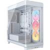 Corsair Case PC CORSAIR 4500X LX-R RGB Mid-Tower in vetro temperato - 2 radiatori - Bianco