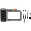 Gistuch Cage Fit per DJI Action 5 4 3 Pro Fotocamera Lega di alluminio Custodia antiscivolo Custodia con montaggio su telaio con maniglia