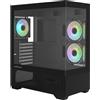 ZALMAN PC Case (without power supply) - ZALMAN CHRONIX V2 - ZM-CHROV2BK - Mid-tower - ATX form factor - Black