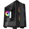 DeepCool Case PC Mini Tower DEEPCOOL CC360 ARGB, Micro-ATX, 3 ventole ARGB, Nero